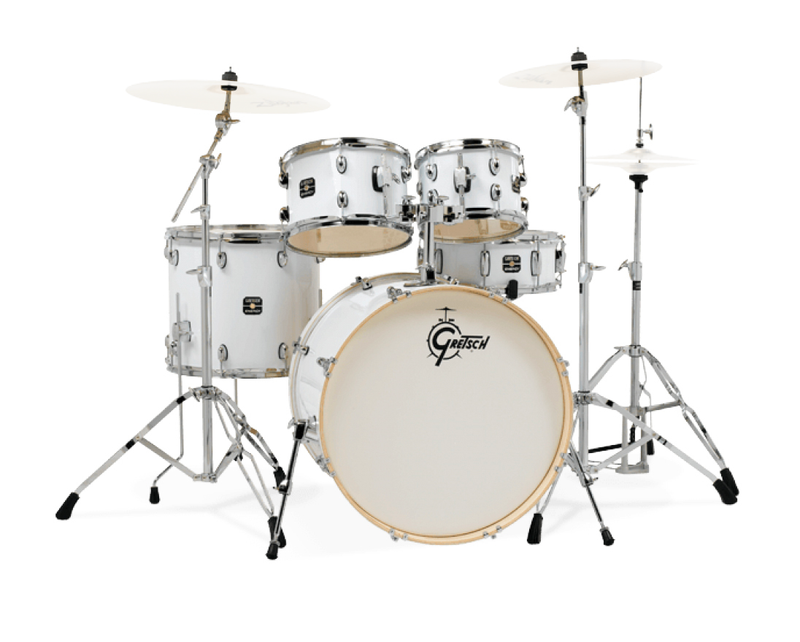 Gretsch GE4E825W Energy Kit de batterie 5 pièces Blanc