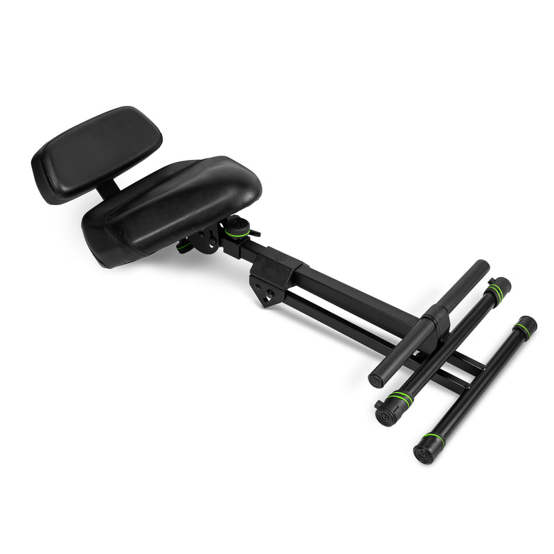 Gravity GR-GFMSEAT1BR Height Adjustable Stool w/ Foot and Backrest
