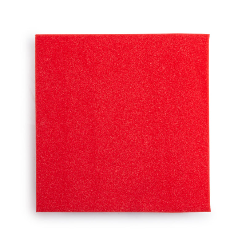 Gator Frameworks GFW-ACPNL1212PRED-8PK 12X12 "Panneau pyramide acoustique - rouge, 8 pack