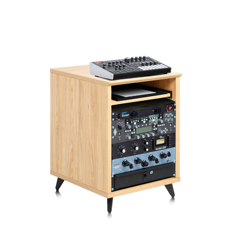 Gator Frameworks GFW-ELITEDESKRK-MPL Elite Series Furniture Desk Rack - 10U, Natural Maple