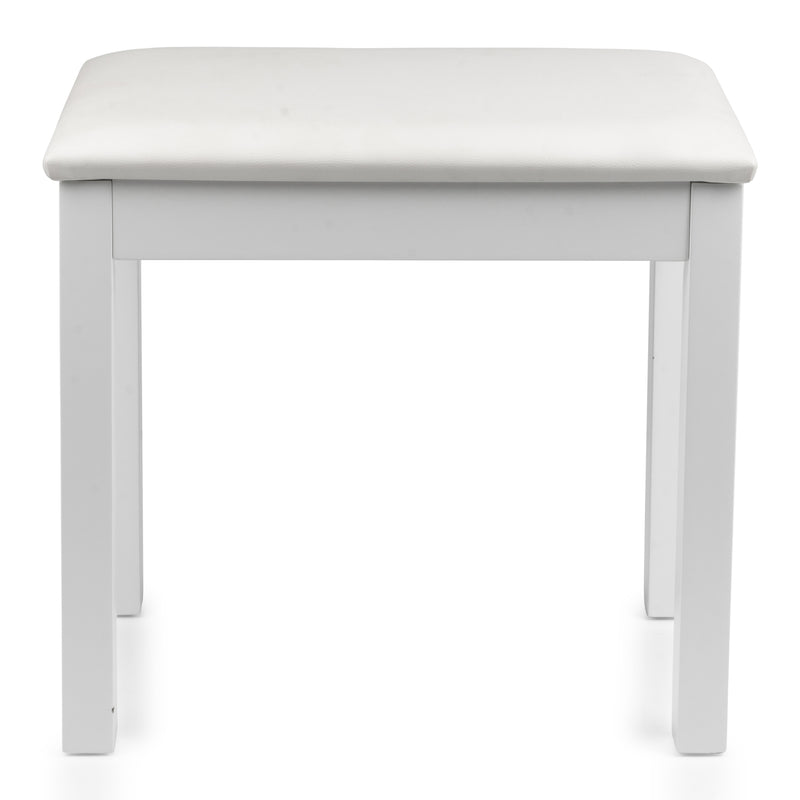 GATOR GFW-KEYBENCH-WDWH Banc de piano en bois traditionnel - blanc