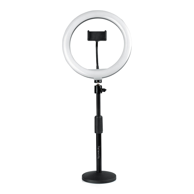 Gator Frameworks GFW-RINGLIGHTSET Ensemble de deux supports avec anneaux lumineux et supports de téléphone