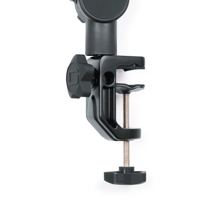 Gator Frameworks GFW-MIC-BCBM4000 Deluxe Desk Mounted Broadcast Stand w/ Boom & LED Light