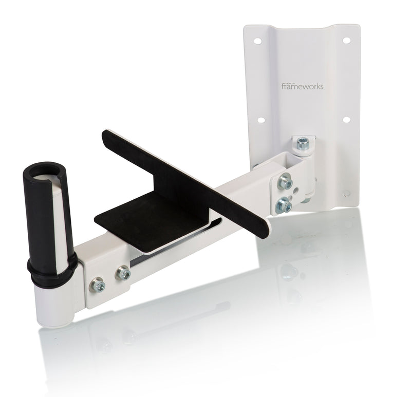 Frameworks gator gfwspkwm100w support de haut-parleur à montage mural réglable - blanc