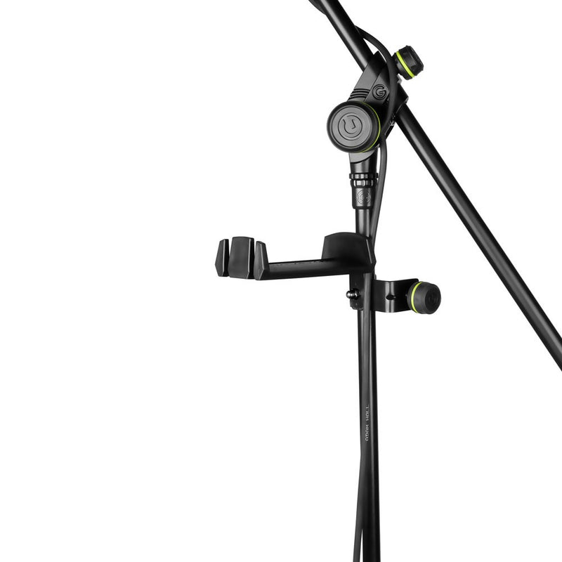 Gravity GR-GHPHMS01B Mic Stand Mount Headphones Hanger