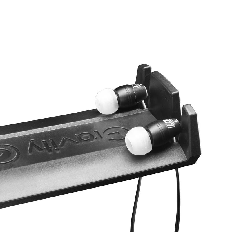 Gravity GR-GHPHMS01B Mic Stand Mount Headphones Hanger