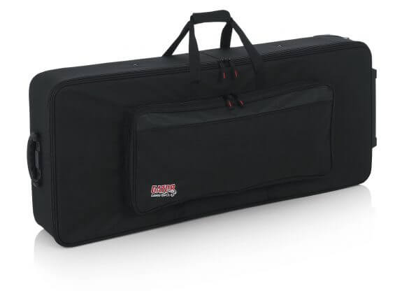 Gator GK-61 Étui léger et rigide en mousse EPS pour clavier 61 touches avec roulettes