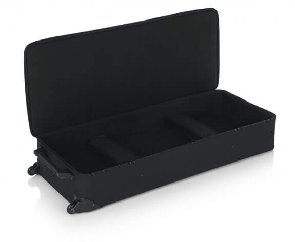 Gator GK-61 Étui léger et rigide en mousse EPS pour clavier 61 touches avec roulettes