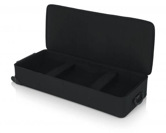 Gator GK-61 Étui léger et rigide en mousse EPS pour clavier 61 touches avec roulettes