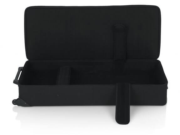 Gator GK-61 Étui léger et rigide en mousse EPS pour clavier 61 touches avec roulettes