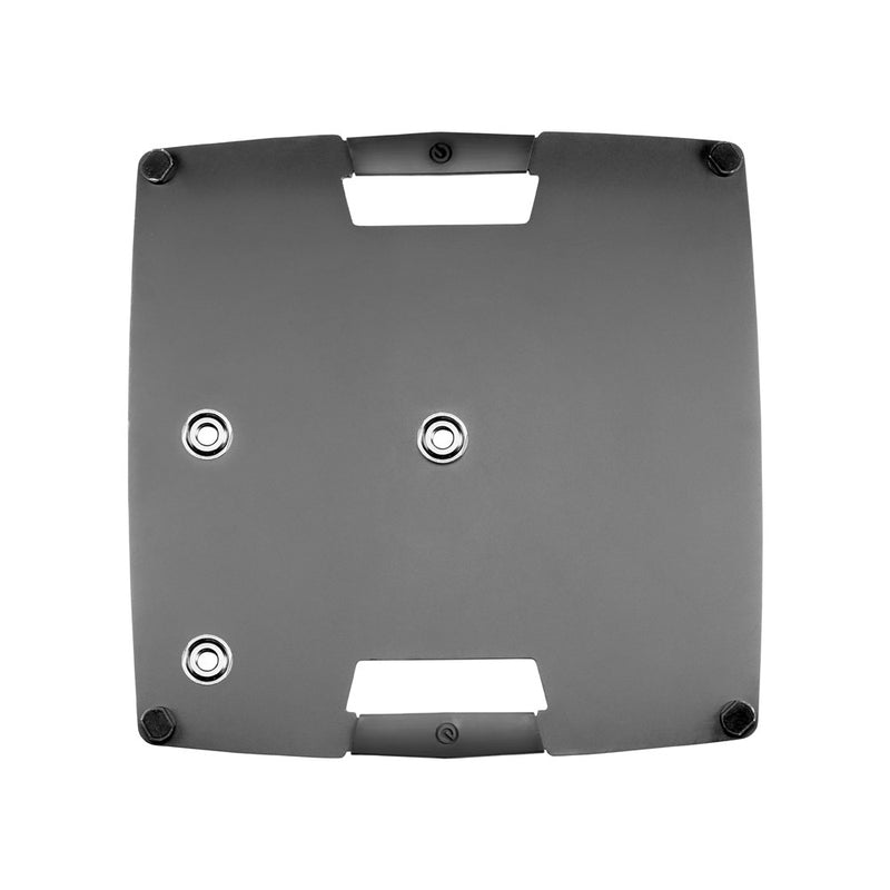 Gravity GR-GLS431B Support d'éclairage avec base carrée en acier 3 positions - Noir