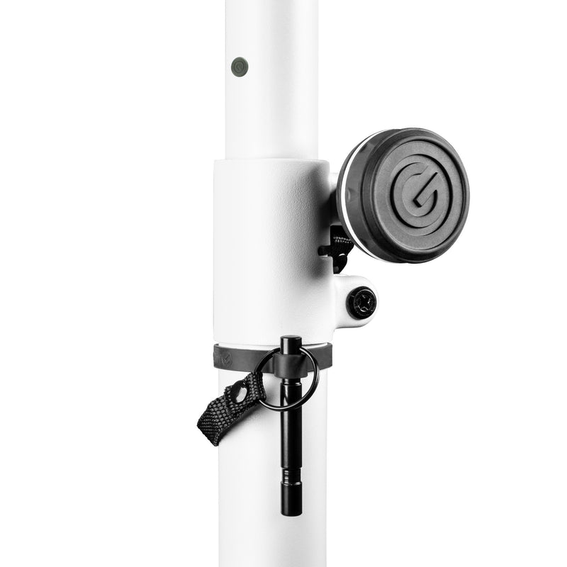 Gravity GR-GLS431W Lighting Stand w/ Square Steel Base 3 Position - White