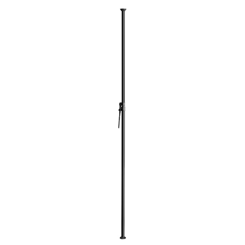 Gravity GR-GLSVARIPOLE01B Telescoping Clamping Pole - 6.8" - 12.1"