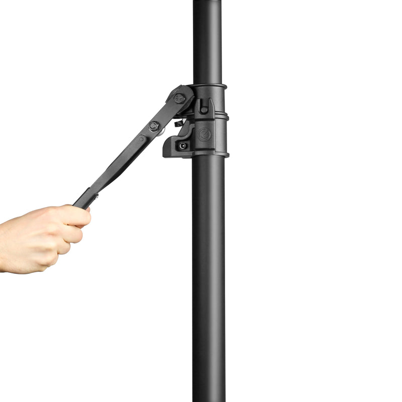 Gravity GR-GLSVARIPOLE01B Telescoping Clamping Pole - 6.8" - 12.1"