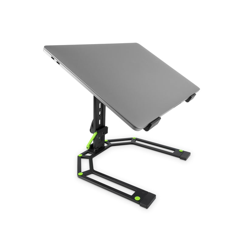 Gravity GR-GLTS01BSET1 Support réglable pour ordinateurs portables et contrôleurs avec sac de protection en néoprène 