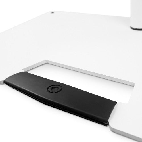Gravity GR-GLTST02W Universal Laptop Stand with Adjustable Holding Pins and Steel Base