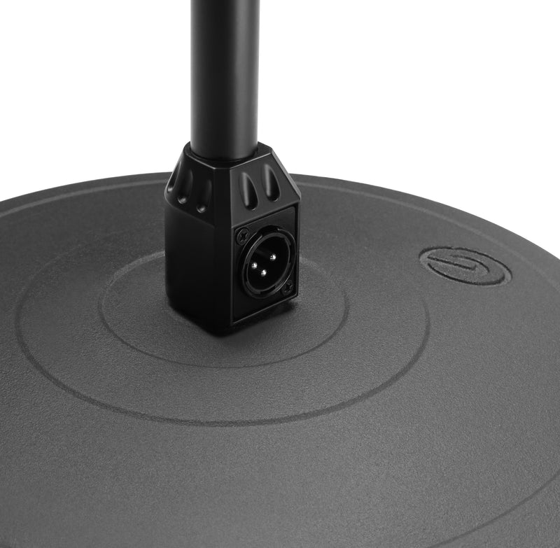 Gravity GR-GMS23XLRB Microphone Stand w/ XLR Connector and Gooseneck