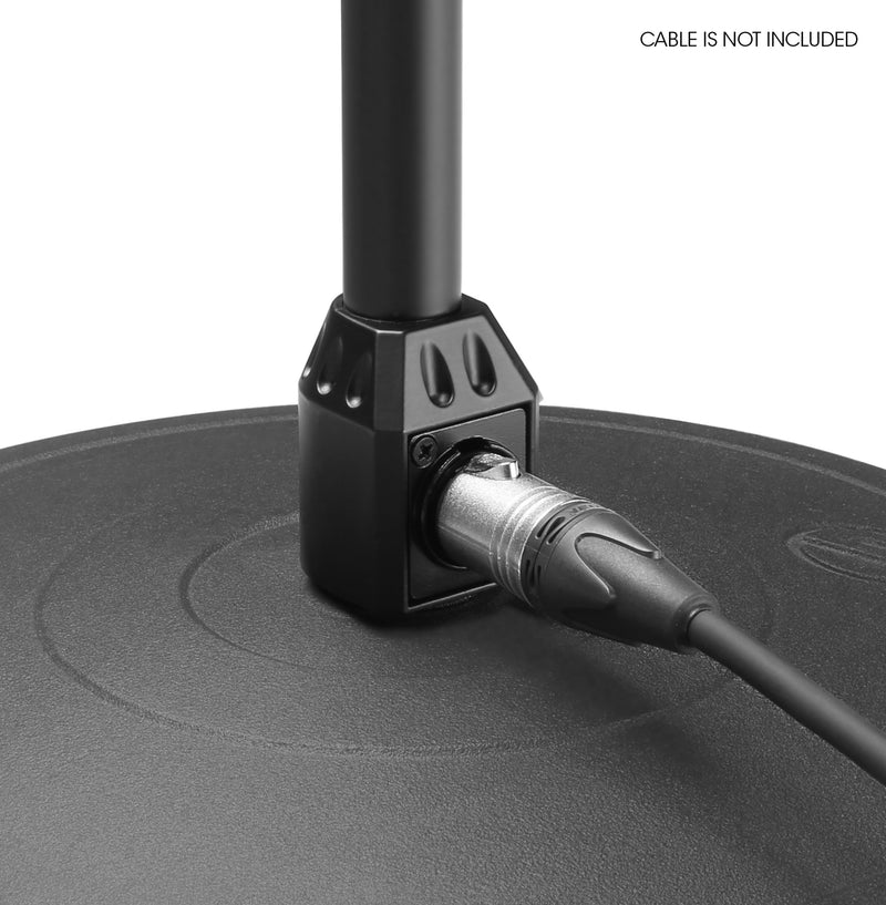 Gravity GR-GMS23XLRB Microphone Stand w/ XLR Connector and Gooseneck