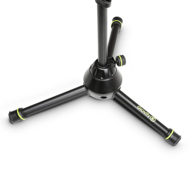 Gravity GR-GMS3122HDB Short Heavy Duty Microphone Stand w/ Folding Tripod Base