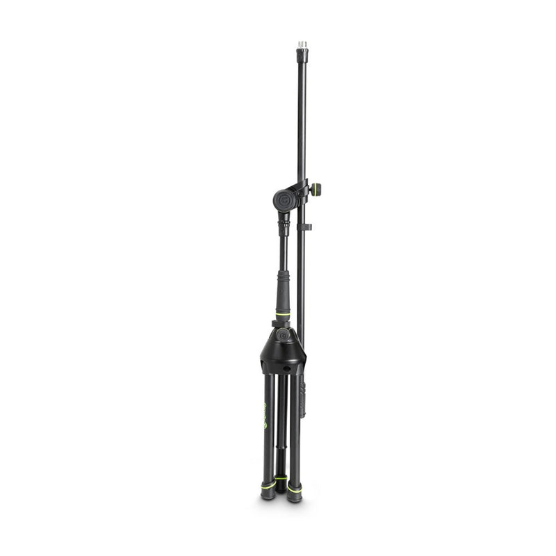 Gravity GR-GMS4221B Pied de microphone court avec base de trépied pliable et perche de réglage à 2 points