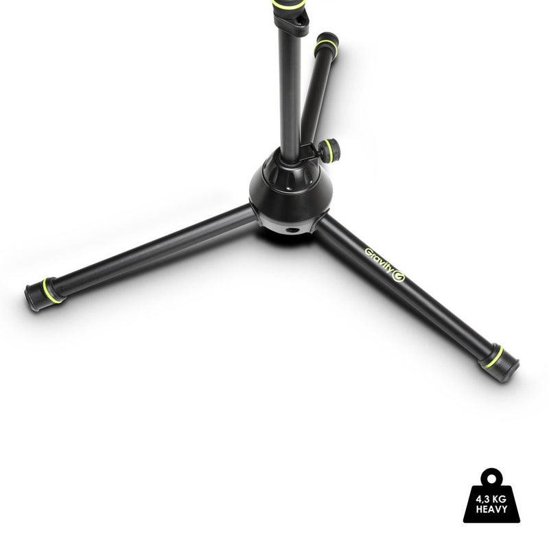Gravity GR-GMS4322HDB Heavy Duty Microphone Stand, Tripod, 2-Point Telescopic Boom