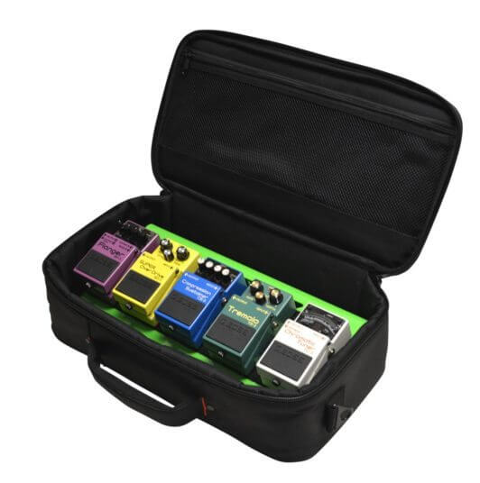 Gator GPB-LAK-GR Petit pédalier en aluminium avec sac de transport - Screamer Green