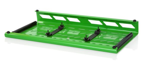 Gator GPB-XBAK-GR Pédalier en Aluminium Extra Large avec Sac de Transport - Vert Screamer 