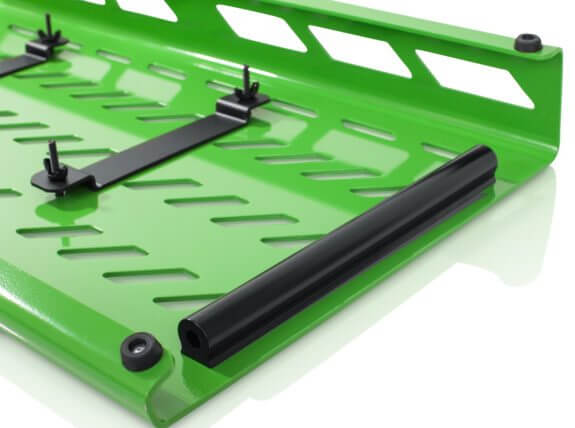Gator GPB-XBAK-GR Pédalier en Aluminium Extra Large avec Sac de Transport - Vert Screamer 