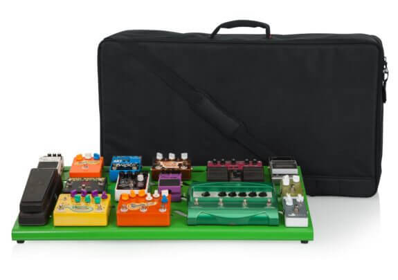 Gator GPB-XBAK-GR Pédalier en Aluminium Extra Large avec Sac de Transport - Vert Screamer 