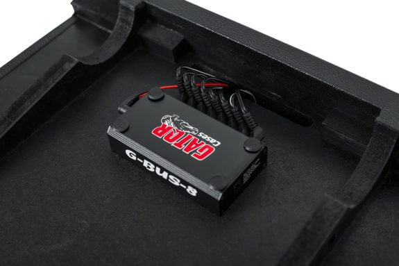 Gator GPT-PRO-PWR Pédalier de taille professionnelle avec sac de transport et alimentation
