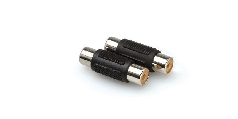 Hosa GRA-101 RCA Coupler (Pair) - Red One Music