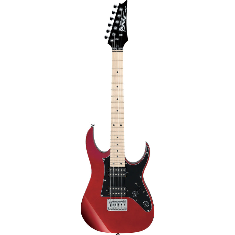 Ibanez GRGM21MCA GIO RG Mikro - Guitare électrique à diapason court avec Humbuckers Infinity - Candy Apple