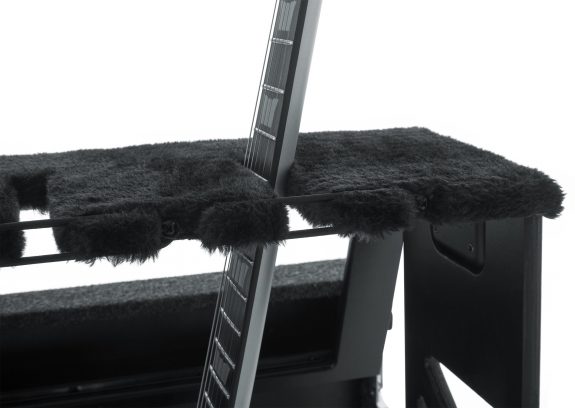 Gator GTRSTD4 Compact Rack Style Four Guitar Stand That Folds Into Case