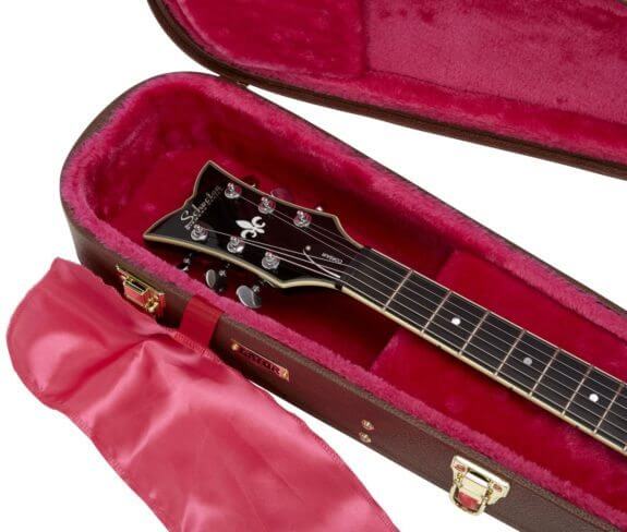 Gator GW-335-BROWN Deluxe Wood Series Étui en bois semi-creux pour guitare de luxe