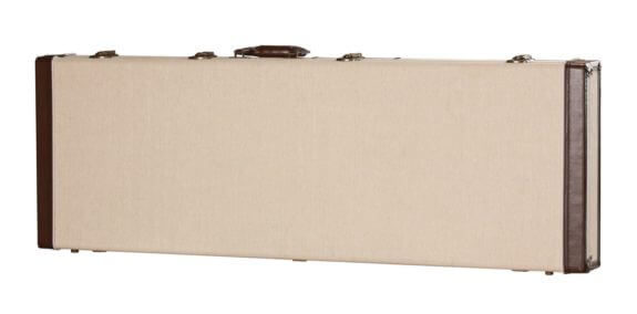 Gator GW-JM-BASS Bass Guitar Deluxe Wood Case - Journeyman Burlap Exterior