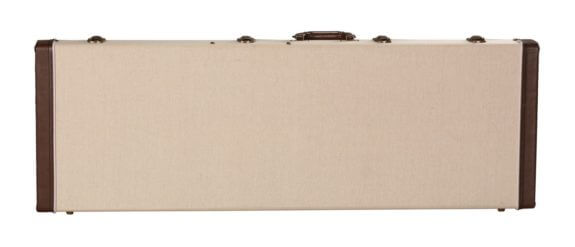 Gator GW-JM-BASS Bass Guitar Deluxe Wood Case - Journeyman Burlap Exterior