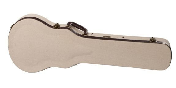 Gator GW-JMLPS Journeyman Series Les Paul Deluxe Wood Case - Journeyman Burlap Exterior