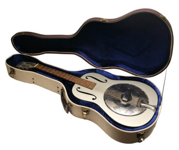 Gator GW-JM-RESO Resonator Guitar Deluxe Wood Case - Journeyman Burlap Exterior