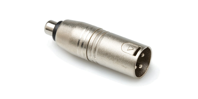 Hosa GXM-133 RCA Female to XLR Male Adaptor - Red One Music