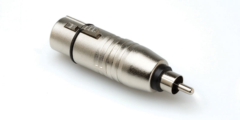 Hosa GXR-134 XLR Female to RCA Male Adaptor - Red One Music