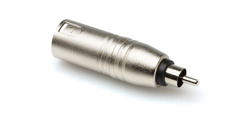 Hosa GXR-135 XLR Male Tp RCA Male Adaptor - Red One Music