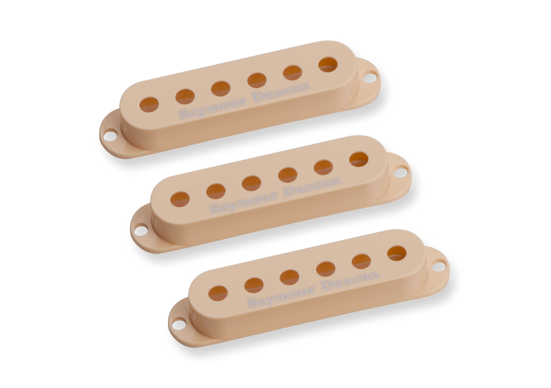 Seymour Duncan 11800-01-C Strat Cover Cream Pack of 3 with Logo