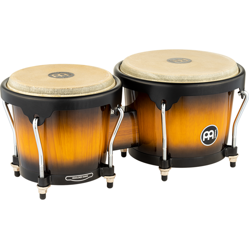 Meinl HB100VSB Headliner Series Wood Bongos - Vintage Sunburst