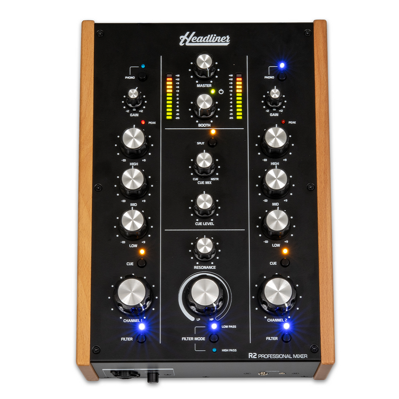 Headliner HL90100 2 Channel Rotary DJ Mixer