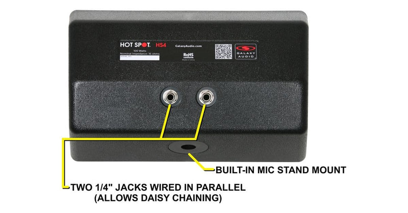 Moniteur personnel Galaxy Audio HS4 Hot Spot