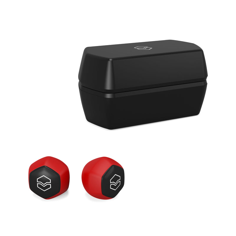 V-Moda HEXAMOVE LITE True Wireless Earbuds (Red)