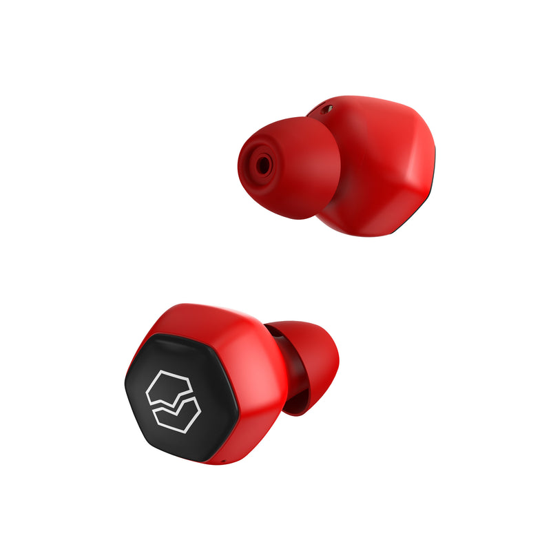 V-Moda HEXAMOVE LITE True Wireless Earbuds (Red)