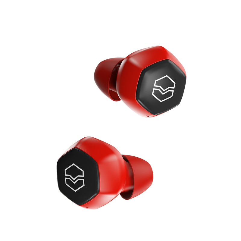 V-Moda HEXAMOVE LITE True Wireless Earbuds (Red)