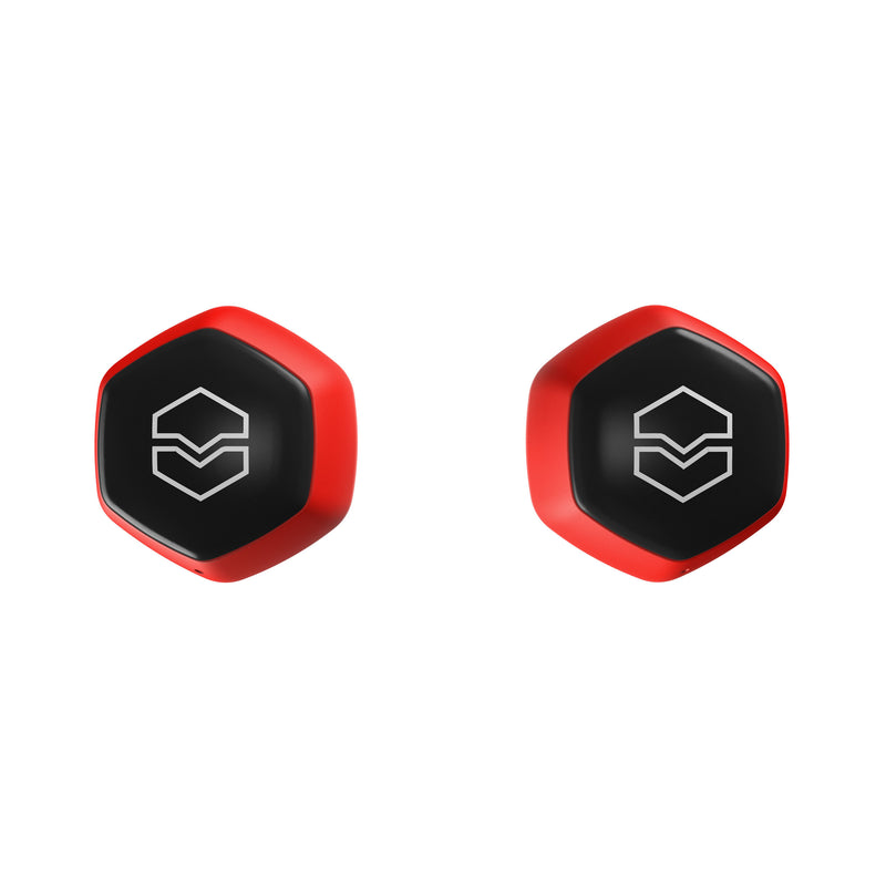 V-Moda HEXAMOVE LITE True Wireless Earbuds (Red)