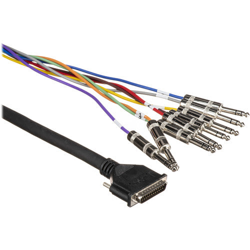 Hosa DTP-802 DB25 to 1/4" TRS Snake - 2 Meter